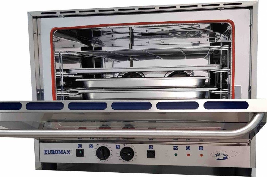 Euromax heteluchtoven 10907BLH AQUA 2 - 4 laags - Met bevochtiging