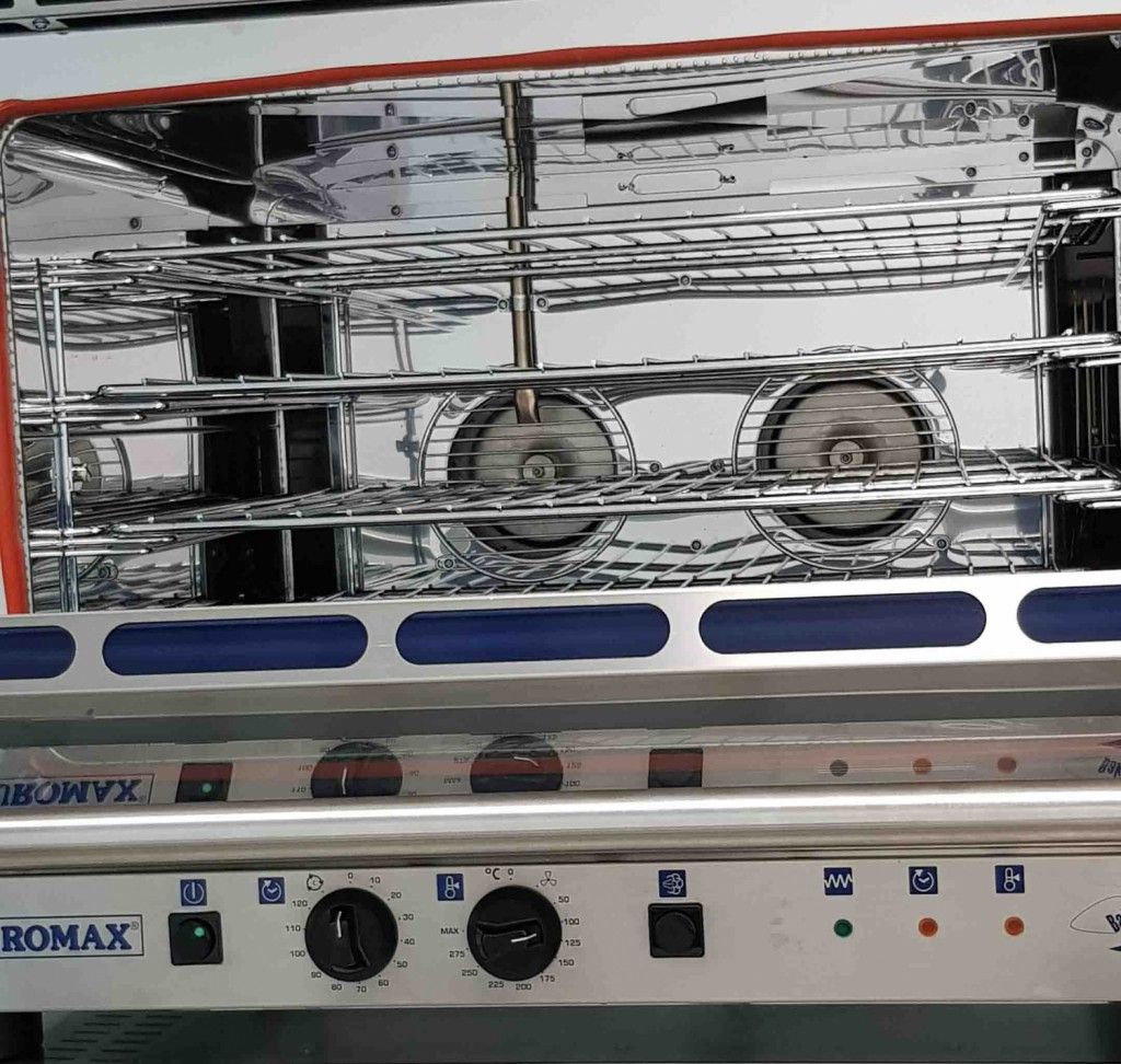 Euromax heteluchtoven 10909BLH TURBO 2 - 4 laags - 230 V
