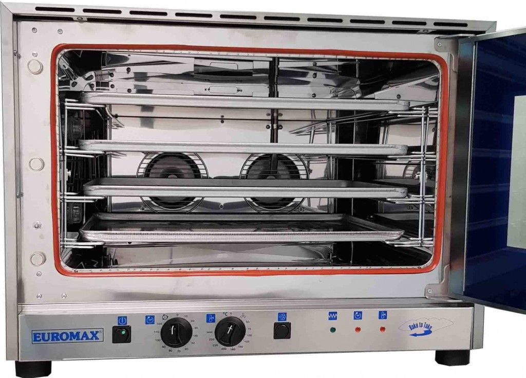 Euromax Heteluchtoven 10916PBH/R TURBO 3 - 4 laags - 400 V.