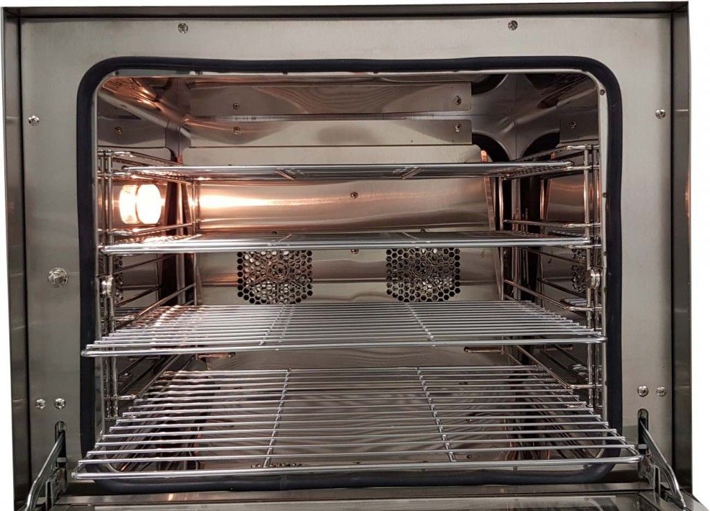 Euromax Linea Nero heteluchtoven 1099N ECOBAKE - 4 laags - 230V