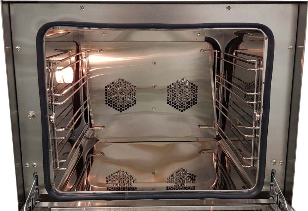 Euromax Linea Nero heteluchtoven 1099N ECOBAKE - 4 laags - 230V