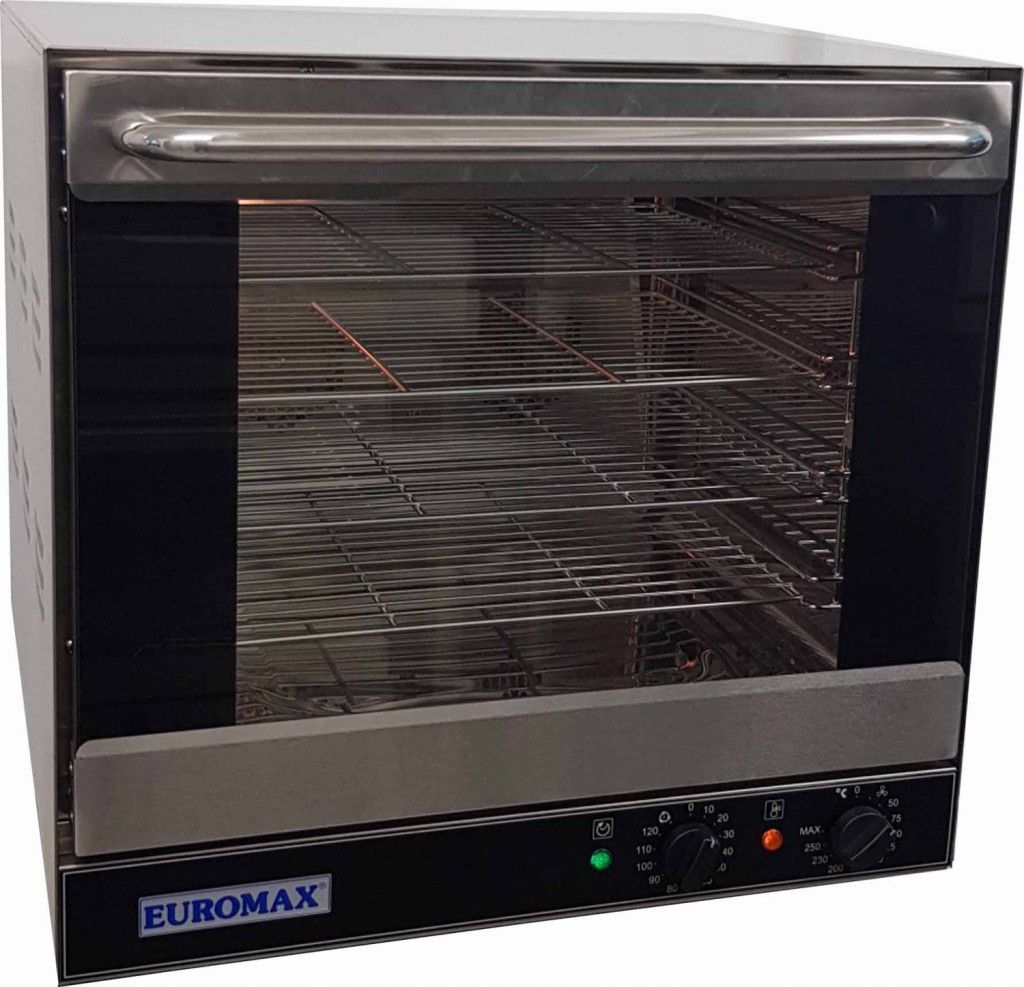 Euromax Linea Nero heteluchtoven 1099N ECOBAKE - 4 laags - 230V