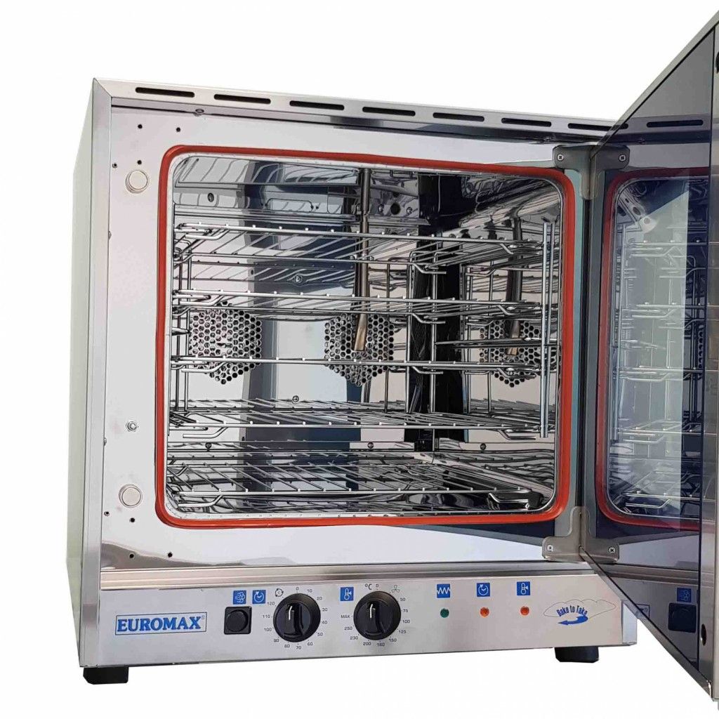 Euromax Heteluchtoven 10991HPB/R HUMI - 4 laags - 230 V.