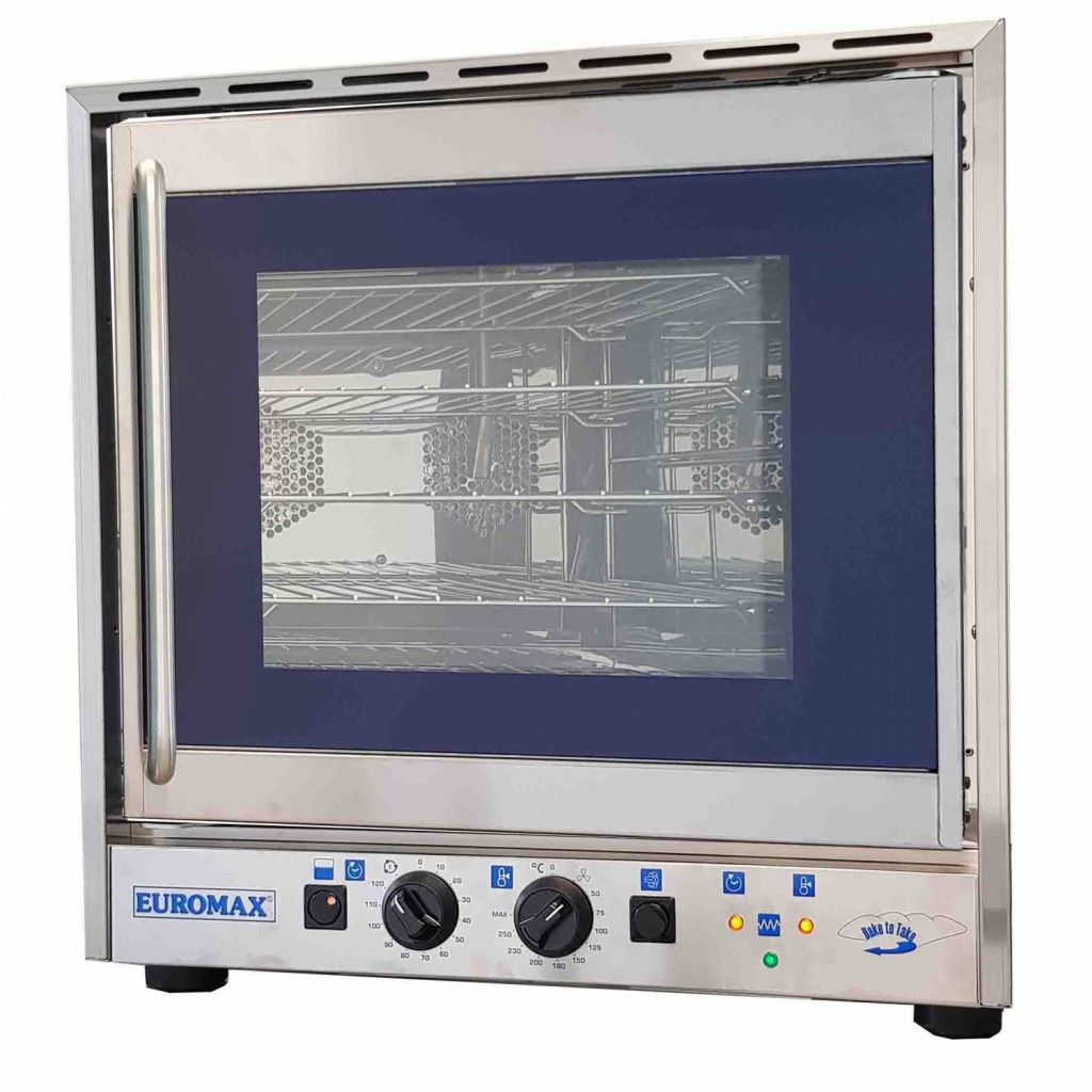 Euromax heteluchtoven 10991GHPB/R COMBI - 4 laags - 230 V.