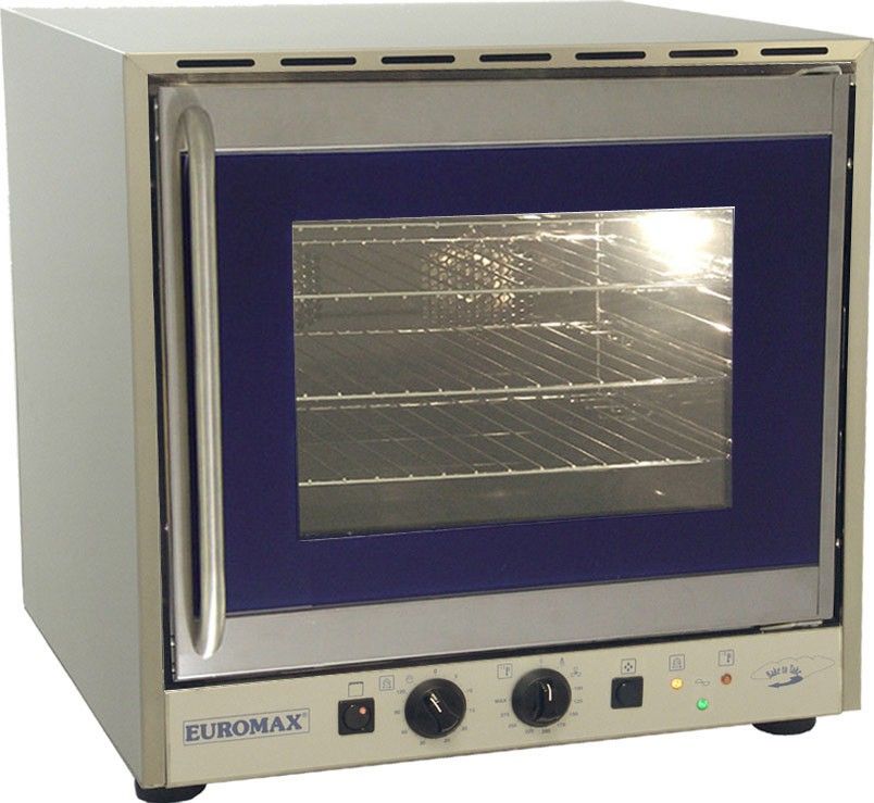 Euromax heteluchtoven 10991GHPB/R COMBI - 4 laags - 230 V.
