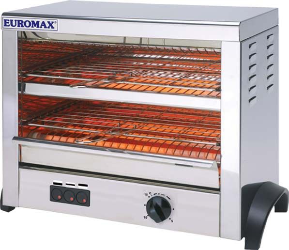 Euromax Croque monsieur dubbel, 230 V 3,0 kW,