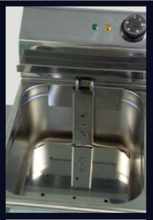 Euromax elektrische enkele friteuse, 10360K