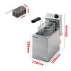 Euromax elektrische enkele friteuse, 10350