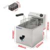 Euromax elektrische enkele friteuse, 10360K