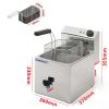 Euromax elektrische enkele friteuse, 10380K