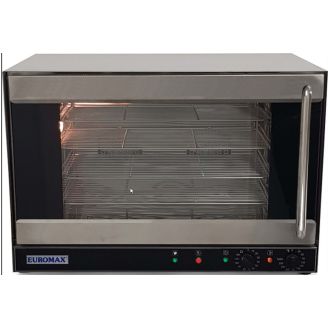 Euromax Linea Nero heteluchtoven 11914NHPB ECOBAKE side - 230V