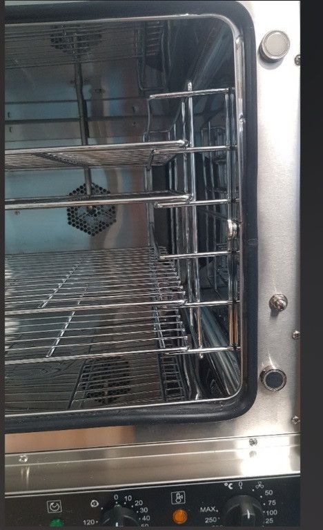 Euromax Linea Nero heteluchtoven 11914NHPB ECOBAKE side - 230V