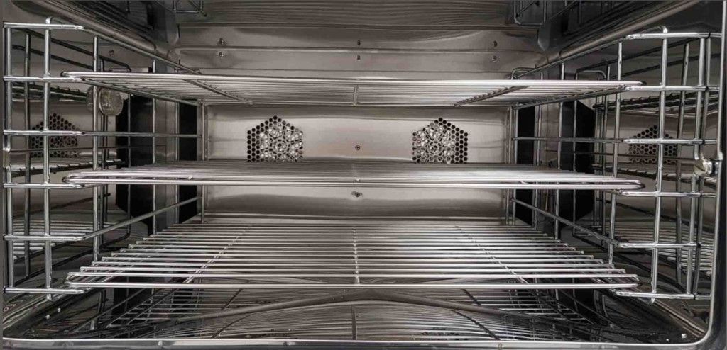 Euromax Linea Nero heteluchtoven 11914NHPB ECOBAKE side - 230V