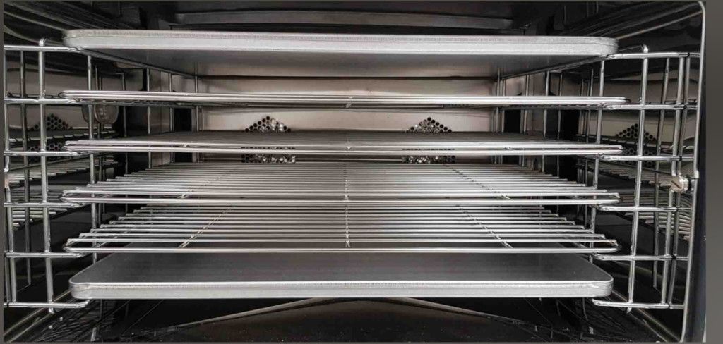 Euromax Linea Nero heteluchtoven 11914NHPB ECOBAKE side - 230V