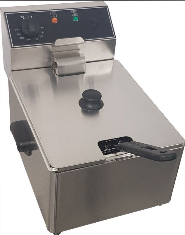 Euromax elektrische enkele friteuse Linea Nero 1026N