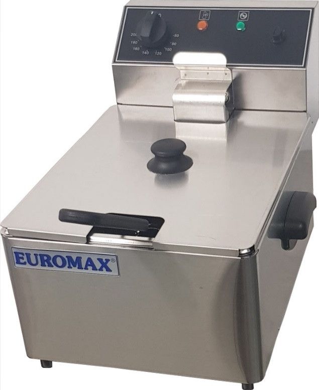 Euromax elektrische enkele friteuse Linea Nero 1026N