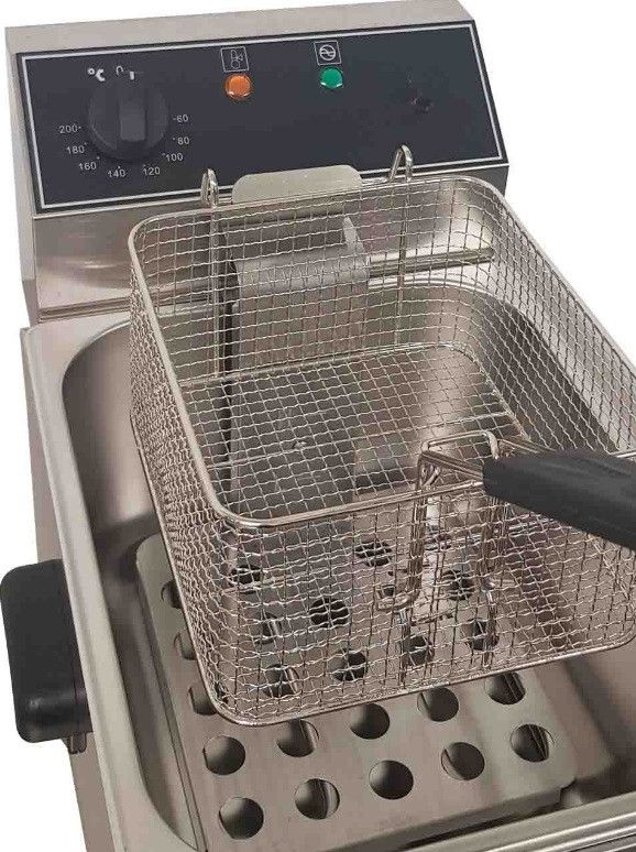 Euromax elektrische enkele friteuse Linea Nero 1026N