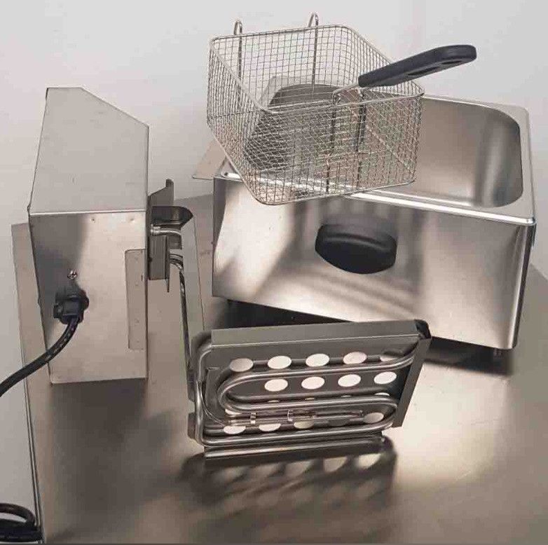 Euromax elektrische enkele friteuse Linea Nero 1026N
