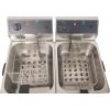 Euromax elektrische dubbele friteuse Linea Nero 1027N