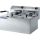Euromax elektrische dubbele friteuse, 10371