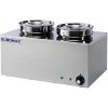 Euromax hetelucht bain-marie twee ronde potten, 2x 4,5 liter, 1056HL